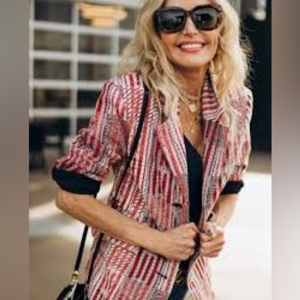 Cabi Style 6028, Spring 2022 Patchwork Blazer - L… - image 7